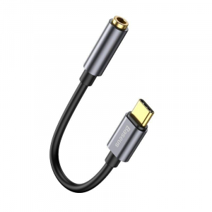 Baseus L54 USB-C - mini jack 3,5 mm audioadapter szürke (CATL54-0G)