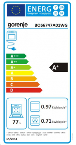 Gorenje BOS6747A01WG be&eacute;p&iacute;thető s&uuml;tő feh&eacute;r