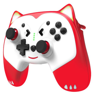 Spirit of Gamer MIA vezeték nélküli kontroller fehér-piros (SOG-BTGPS3)
