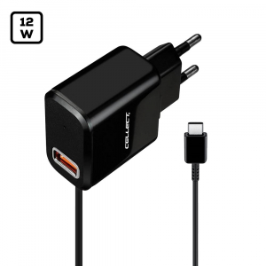Cellect HS-H47 h&aacute;l&oacute;zati t&ouml;ltő Type-C &eacute;s USB-A csatlakoz&oacute;val (MTC-HS-H47-TYPEC)