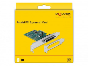 DeLock 1x Párhuzamos port bővítő kártya PCIe (90412)