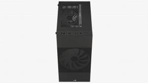 Aerocool Atomic Lite (Lite-G-BK-v2) táp nélküli ablakos Micro ATX ház fekete (ACCS-PV33123.11)