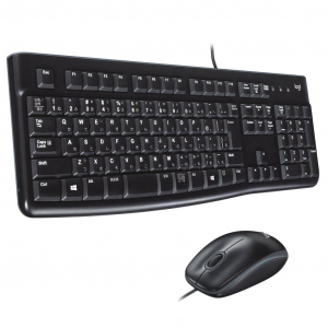 Logitech Desktop MK120 vezetékes pc billentyűzet + egér USB (920-002542)