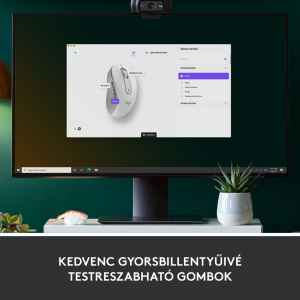 Logitech Signature M650 közepes vezeték nélküli egér piszkosfehér (910-006255)