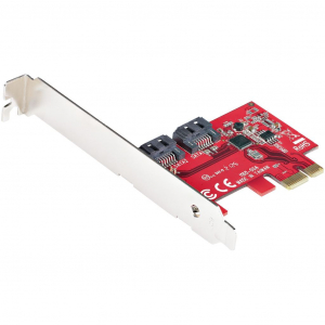 StarTech.com 2xSATA bőv&iacute;tő k&aacute;rtya PCIe (2P6G-PCIE-SATA-CARD)