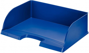 Leitz Plus jumbo oldalt nyitott irattálca kék (52190035)