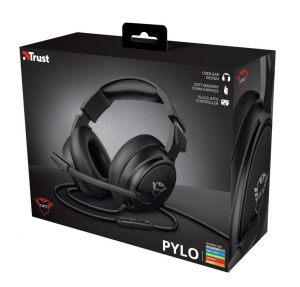Trust GXT 433 Pylo gamer headset fekete (23381)