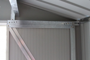 Rojaplast Archer "A"  f&eacute;m kerti h&aacute;z, t&aacute;rol&oacute; sz&uuml;rke 213x127x195 cm (A127)