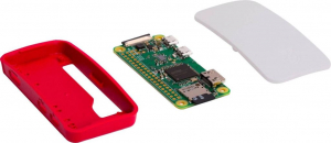Raspberry Pi Zero ház fehér-piros (RB-CASE-ZERO2)