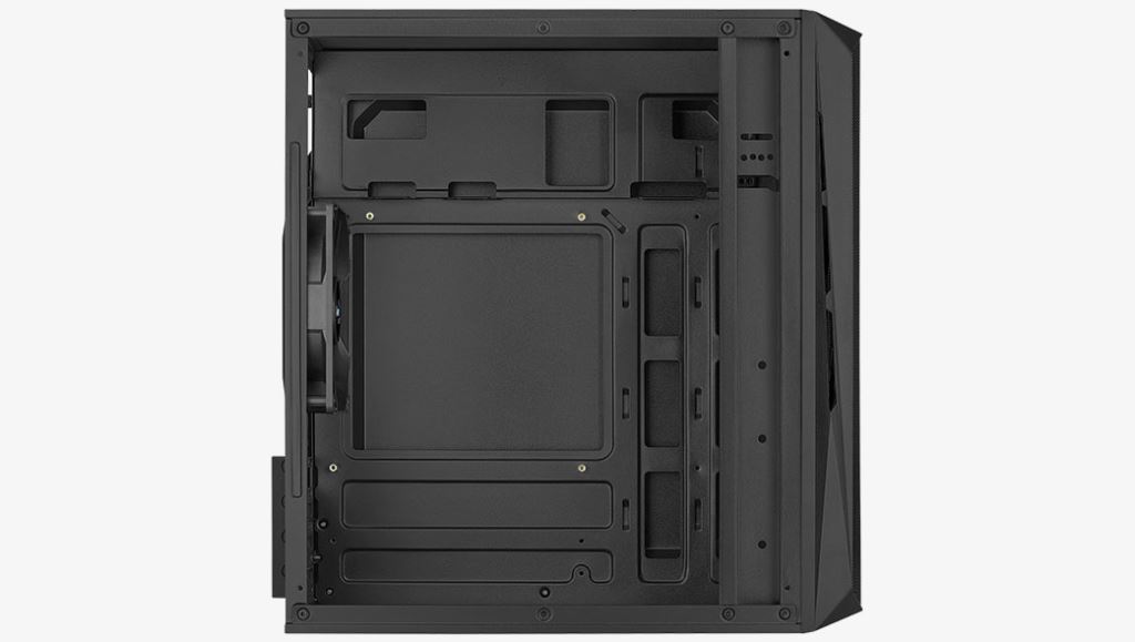 Aerocool CS-107 (CS-107-A-BK-v1) táp nélküli Micro ATX ház fekete (ACCS ...