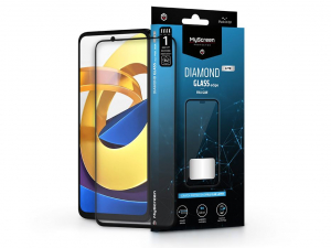 MyScreen Diamond Glass Lite Edge2.5D Full Glue Xiaomi Redmi Note 11S 5G/Poco M4 Pro 5G edzett &uuml;veg kijelzőv&eacute;dő f&oacute;lia fekete kerettel (LA-2167)