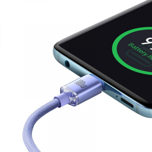 Baseus Crystal Shine USB-C - USB-C kábel 1.2m (CAJY000605)