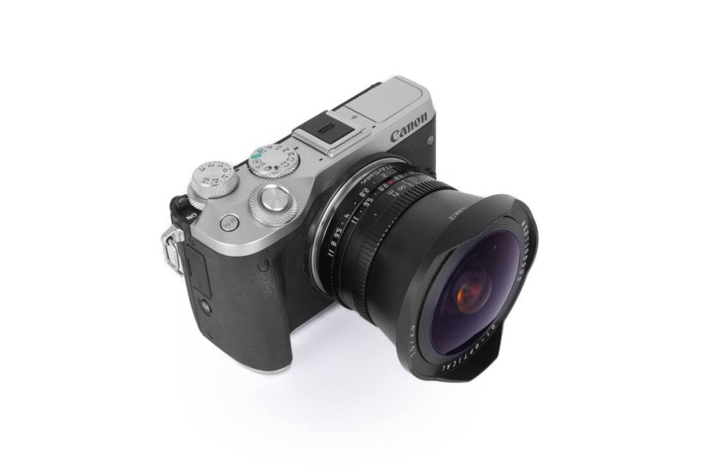 TTArtisan 7.5mm F2 halszem objektív Canon EF-M APS-C MILC vázakhoz (TTAA31B-EM)