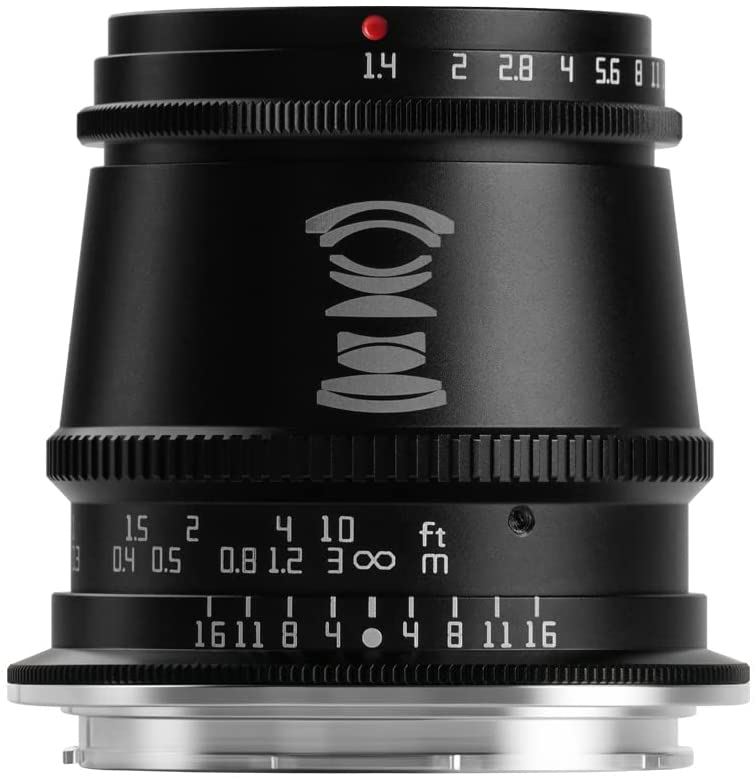 TTArtisan 17mm F1.4 nagylátószögű objektív Leica/Sigma/Panasonic L APS-C MILC vázakhoz (TTAA34B)