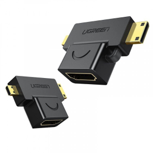 UGREEN 20144 mini/mikro HDMI-HDMI adapter fekete (20144)