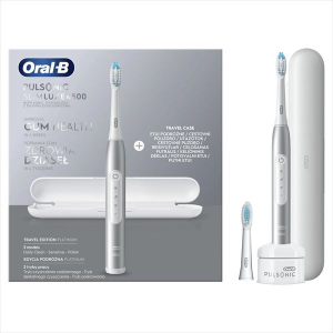 Braun Oral-B Pulsonic Slim Luxe 4500 Platinum sz&oacute;nikus fogkefe (10PO010297)