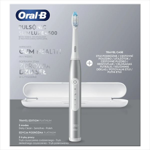 Braun Oral-B Pulsonic Slim Luxe 4500 Platinum sz&oacute;nikus fogkefe (10PO010297)