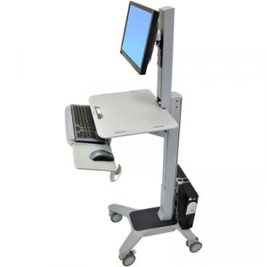 Ergotron WorkFit-C monitor tart&oacute; &eacute;s mozgathat&oacute; munka&aacute;llom&aacute;s 27" sz&uuml;rke (24-198-055)