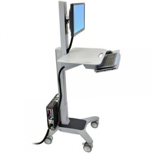 Ergotron WorkFit-C monitor tart&oacute; &eacute;s mozgathat&oacute; munka&aacute;llom&aacute;s 27" sz&uuml;rke (24-198-055)