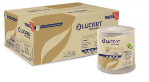 Lucart Eco Natural 155 ID kéztörlő, tekercses 2 rétegű havanna barna (861059E)