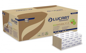 Lucart Eco Natural V2 Kéztörlő hajtogatott havanna (863044)