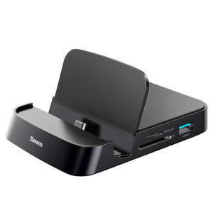 Baseus Mate asztali dokkoló Huawei és Samsung okostelefonokhoz, USB-C hub (CAHUB-AT01)