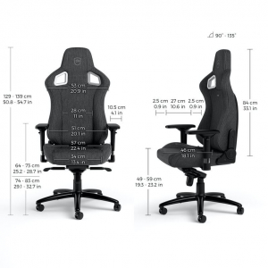noblechairs EPIC TX gaming szék Szövet Antracit (NBL-EPC-TX-ATC)