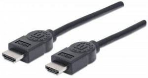 Manhattan kábel HDMI (Male) - HDMI (Male) 1.8m fekete (306119)