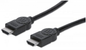 Manhattan High Speed HDMI Ethernet kábel 2m fekete (323215)