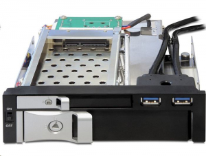 DeLock 2.5" - 3.5" mobil rack SATA HDD-hez (47209)