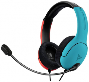 PDP LVL 40 Switch gaming headset k&eacute;k-piros (500-162-EU-BLRD)
