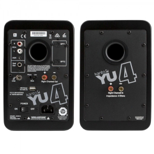 Kanto YU4 aktív Bluetooth hangszóró matt fekete (KA0003)