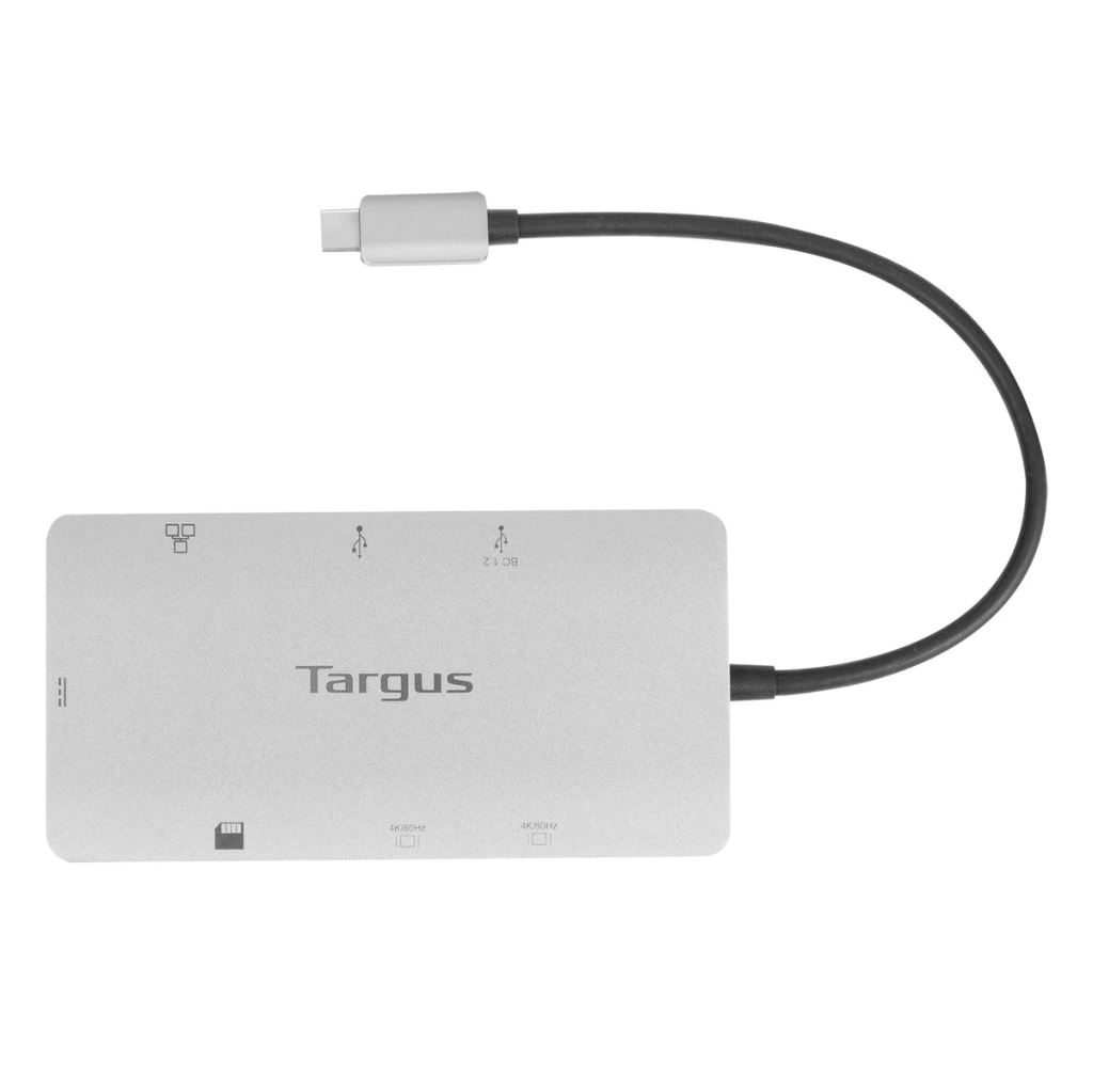 Targus USB-C Dual HDMI 4K Docking Station 100W PD Pass-Thru Dokkoló állomás szürke (DOCK423EU)