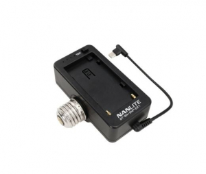 Nanlite BT-BA-SNP-E27 PavoBulb 10C akkumul&aacute;tor adapter E27