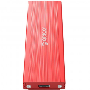 Orico M.2 NVMe külső SSD ház piros (PRM2-C3-RD-BP)