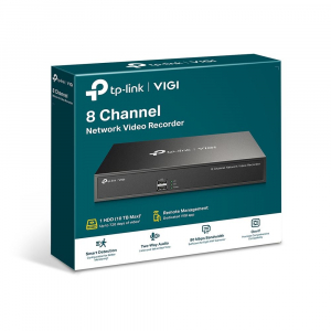 TP-Link VIGI NVR1008H 8 csatornás NVR fekete
