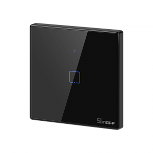 Sonoff TX T3 EU 1C Wi-Fi + RF érintős kapcsoló fekete (SON-KAP-TXT31)