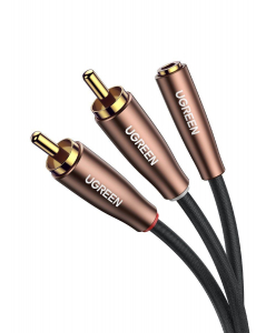 UGREEN AV198 2x RCA apa, Cinch, jack anya, 3.5mm, 3m (60987)