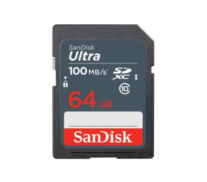 64GB SDXC Sandisk C10 (SDSDUNR-064G-GN3IN/186557)