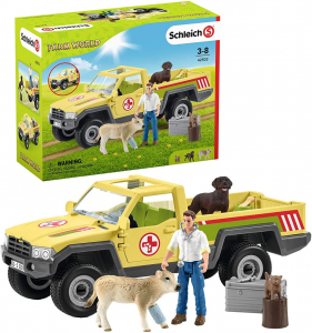Schleich állatorvos-látogatás a farmon (42503)