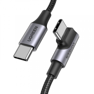 UGREEN US334 USB-C-USB-C kábel 5A PD 100W 1m fekete (70643)