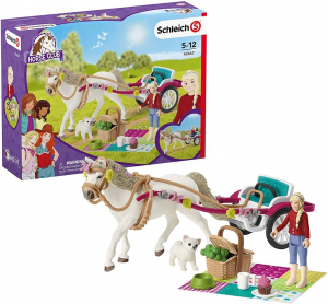 Schleich lovaskocsi és piknikkészlet (42467)