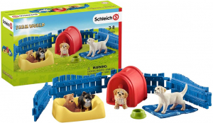 Schleich kutyakölykök karámban (42480)