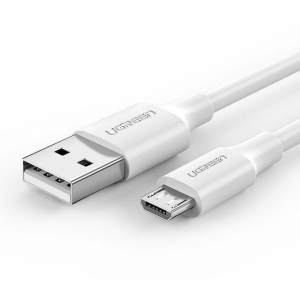 UGREEN USB - micro USB k&aacute;bel QC 3.0, 2,4A 1m feh&eacute;r (60141)