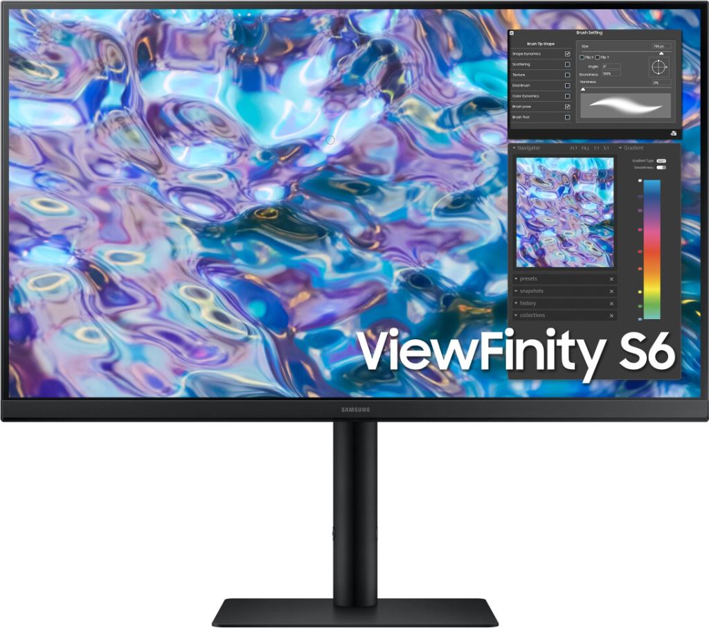 27" Samsung ViewFinity S6 LCD monitor (LS27B610EQUXEN)