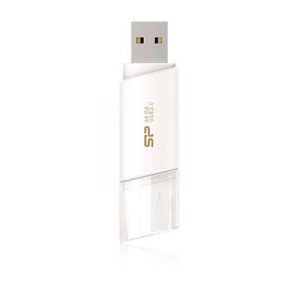 Pen Drive 64GB Silicon Power Blaze B06 fehér USB 3.0 (SP064GBUF3B06V1W)