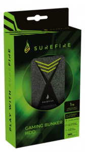 1TB SureFire Gaming Bunker külső winchester fekete (53681)