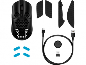 HyperX Pulsefire Haste vezeték nélküli Gaming egér fekete (HMSH1-B-BK/G / 4P5D7AA)