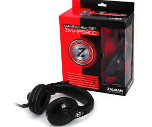 Zalman ZM-HPS200 mikrofonos fejhallgató fekete