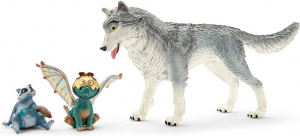Schleich Bayala - Lykos, Nugur és Piuh figurák (70710)